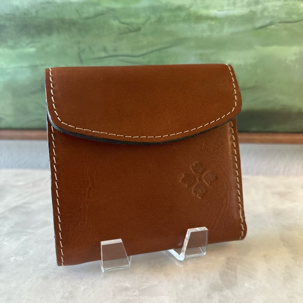 Patricia Nash Brown Italian Leather Wallet
